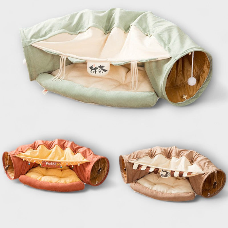 Cat Tunnel Bed